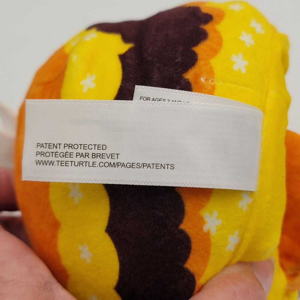 TeeTurtle Reversible Plush – Orange Blossom & Marmalade Butterfly – 2025 Release - Picture 10 of 10